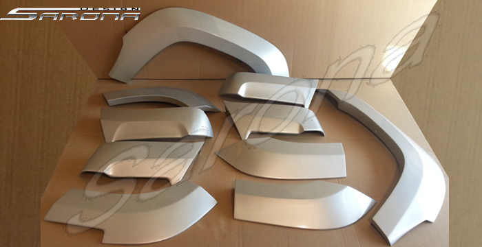 Custom Jeep Grand Cherokee  SUV/SAV/Crossover Fender Flares (2005 - 2010) - $2200.00 (Part #JP-001-FF)